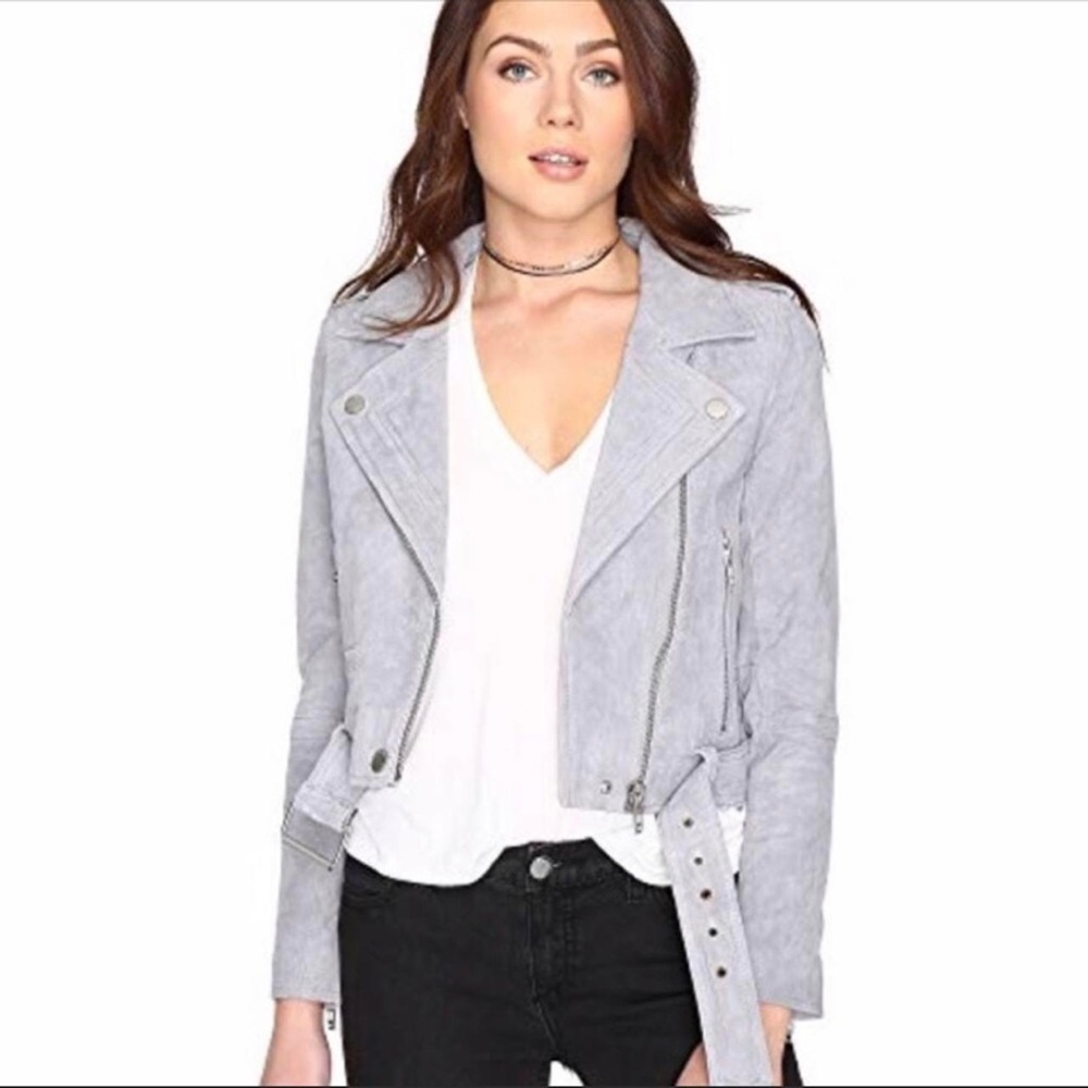 Grey Suede Blank NYC Jacket
